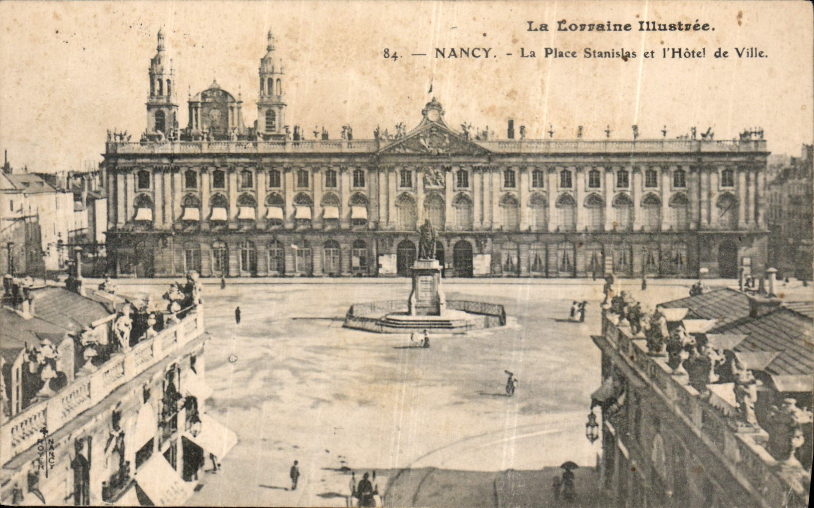 NANCY — La Place Stanislas et l'Hôtel de Ville — La Lorraine Illustrée, n°84