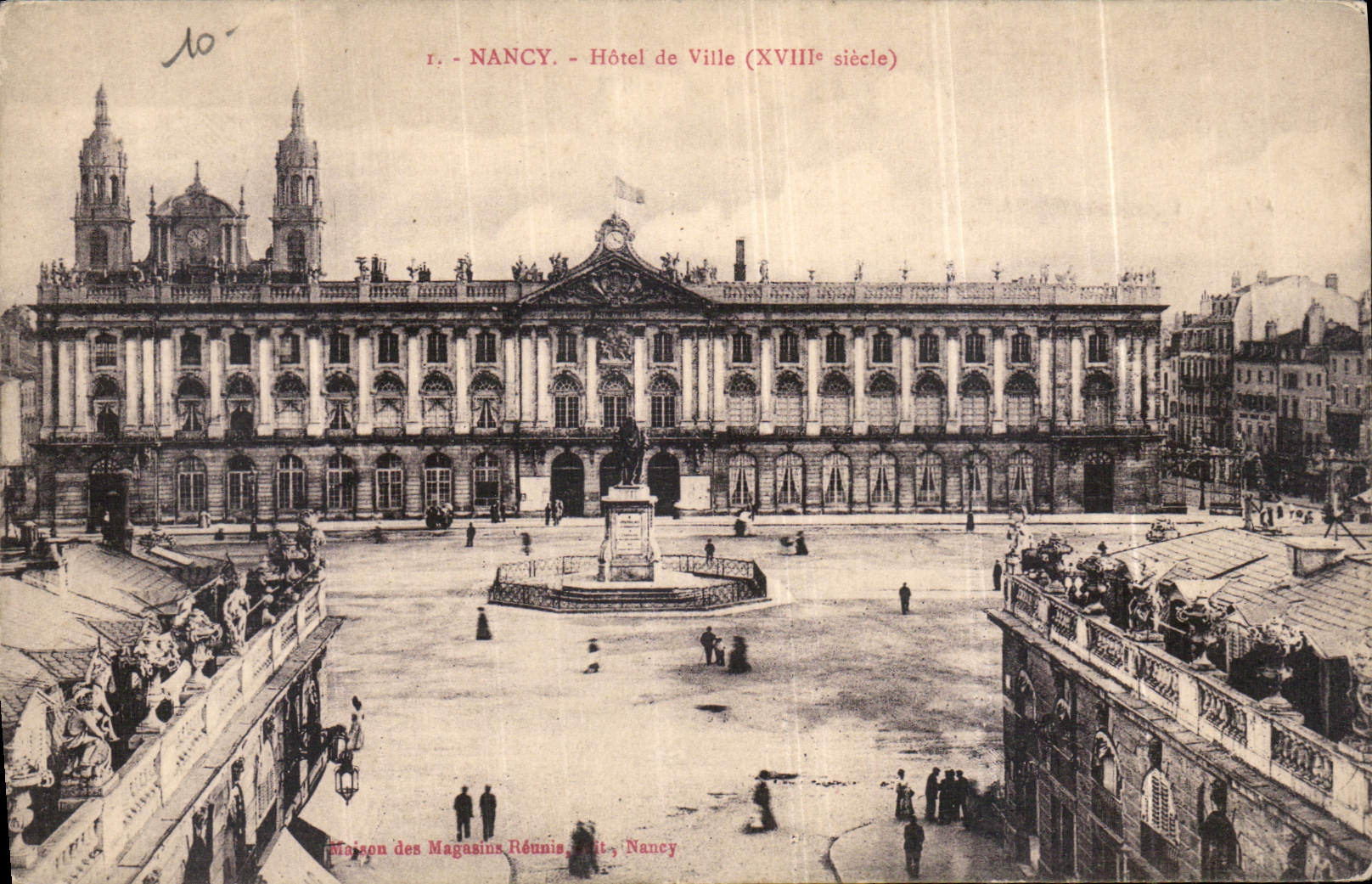 CPA Nancy Hotel de Ville XVIII siecle 