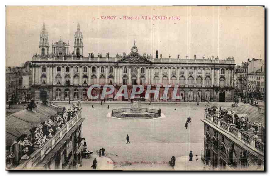 CPA Nancy Hotel de Ville XVIII siecle 