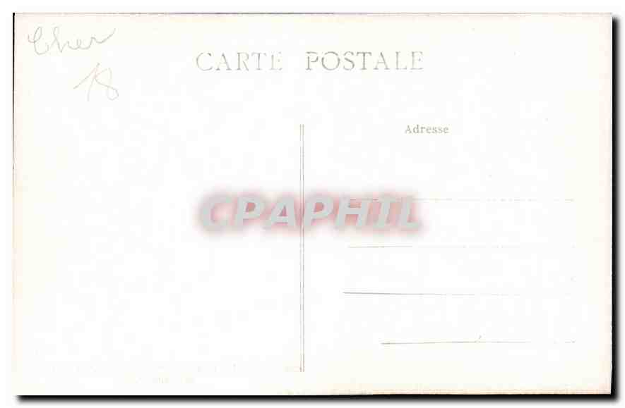 CPA Noirlac pres St Amand Montrond Cher Salle Capitulaire  — Rückseite