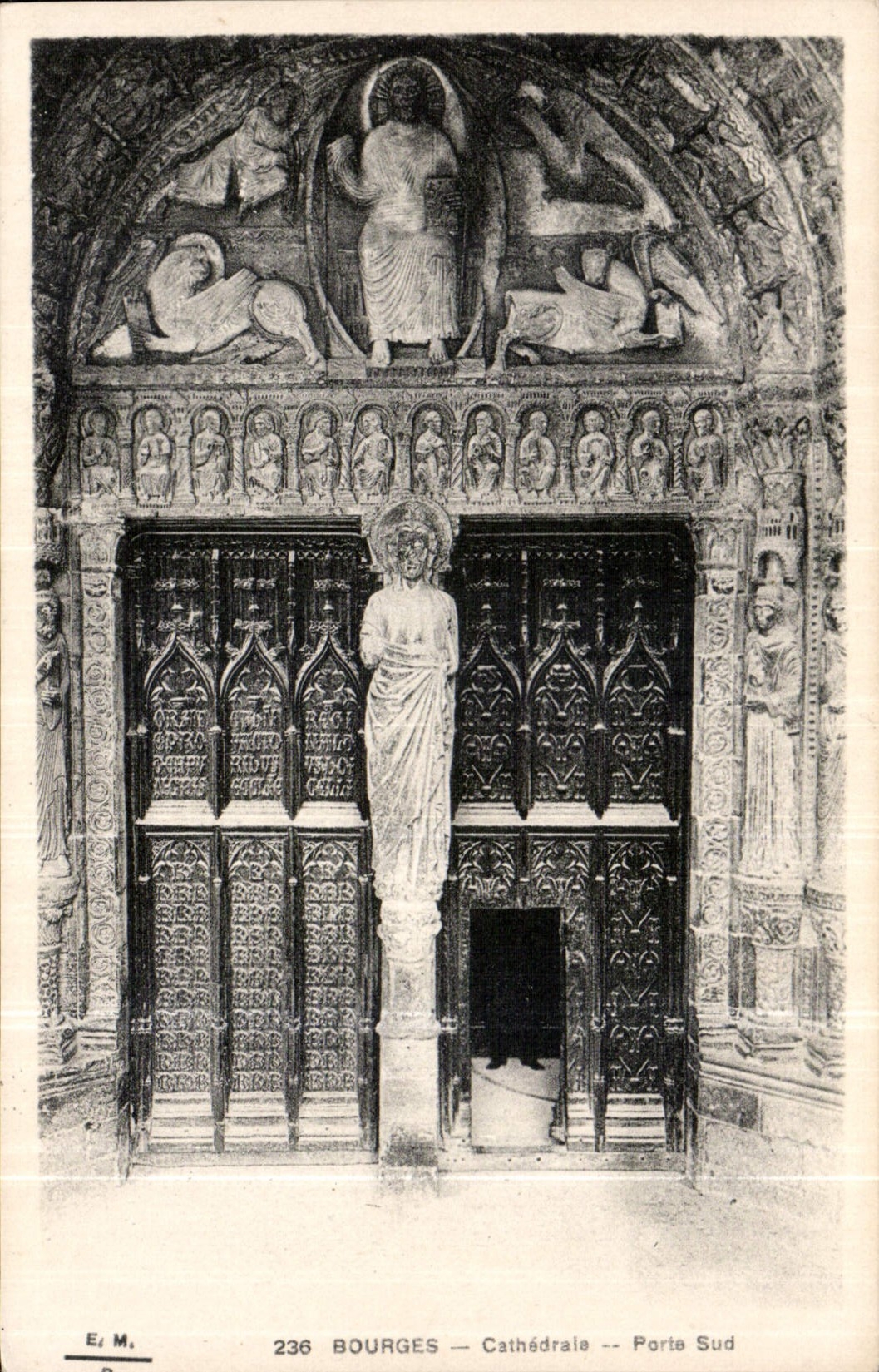 CPA Bourges Cathedrale Porte Sud 