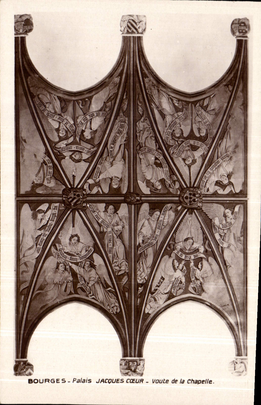 Bourges - Palast Jacques Cœur - Gewölbe der Kapelle