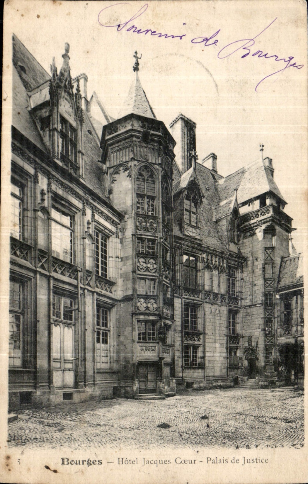 CPA Bourges Hotel Jacques Coeur Palais de Justice 