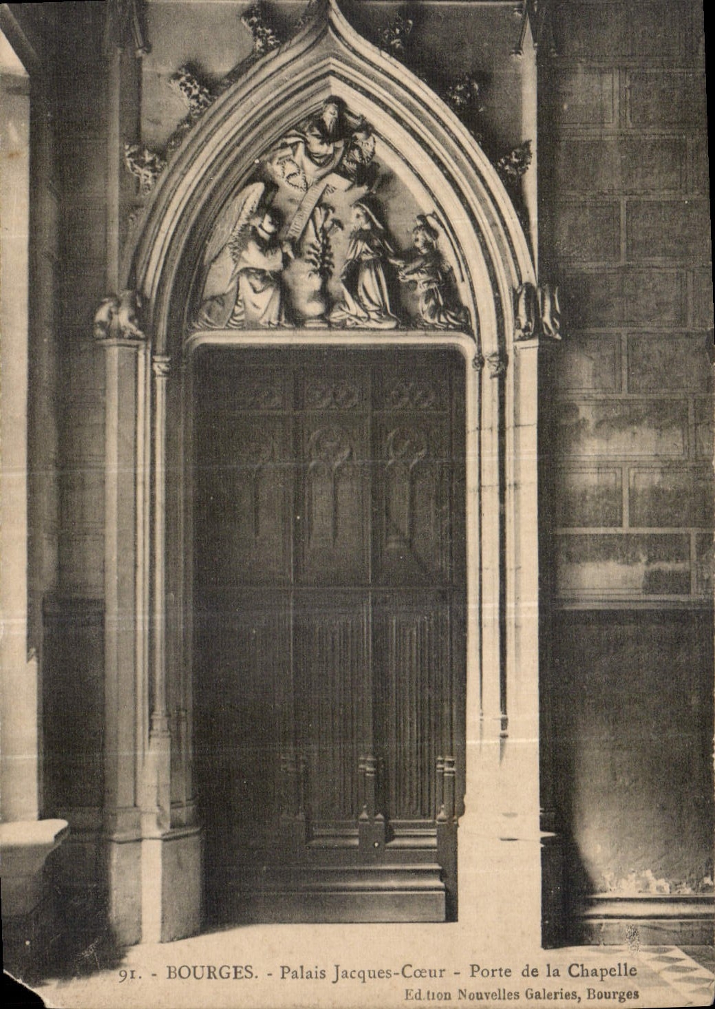CPA Bourges Palais Jacques Coeur Porte de la Chapelle 