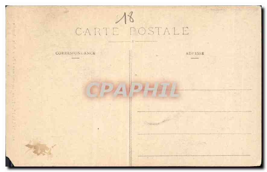 CPA Bourges Palais Jacques Coeur Porte de la Chapelle  — Rückseite
