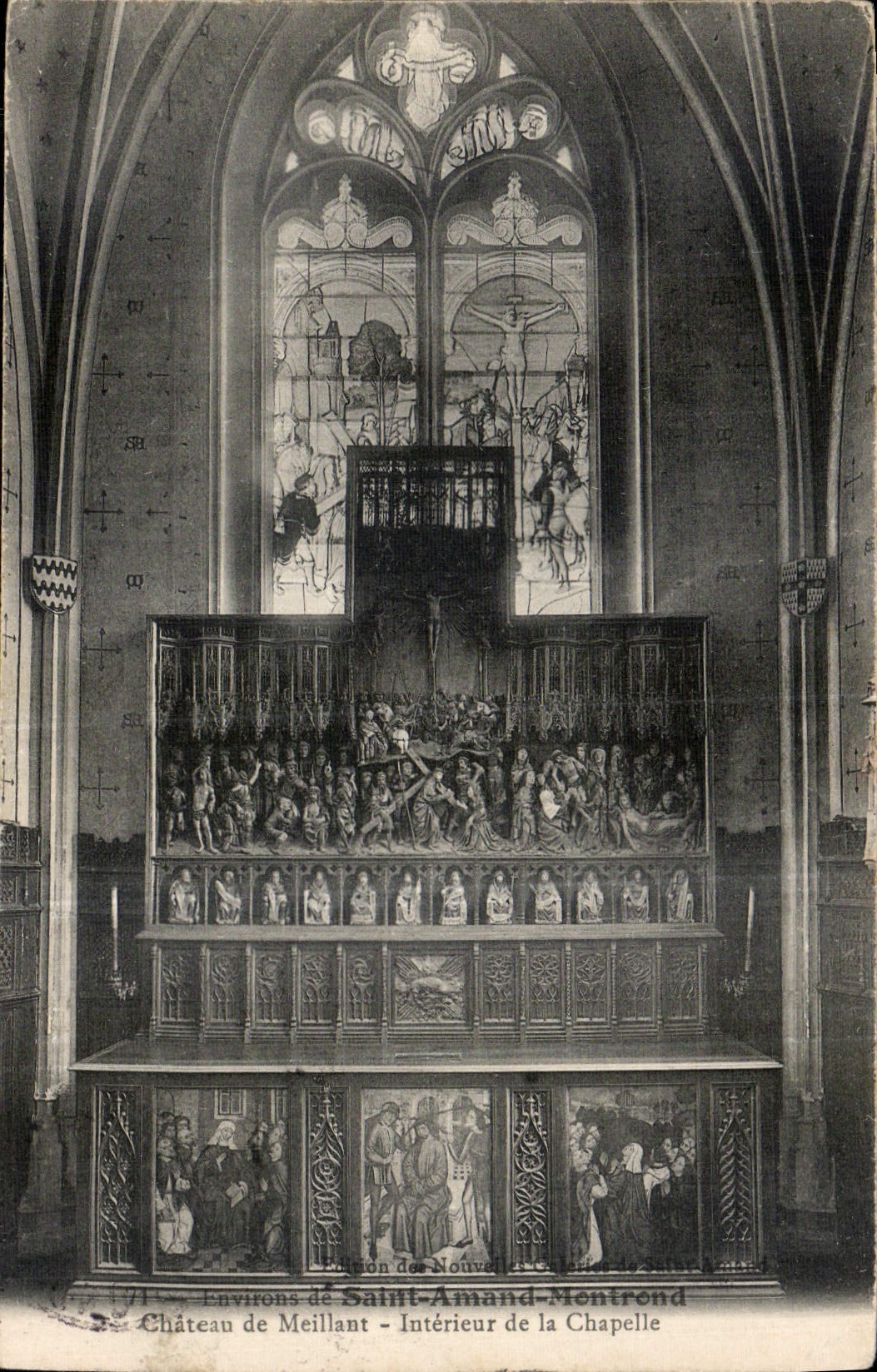 CPA Environs de Saint Amand Montrond Chateau de Meillant Interieur de la Chapelle 