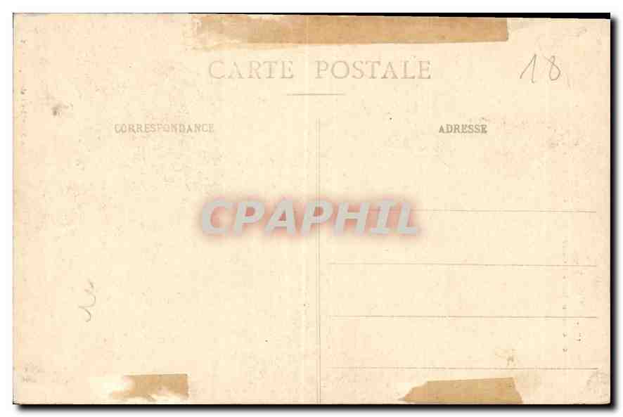 CPA Bourges Entree du Palais Jacques Coeur  — Verso