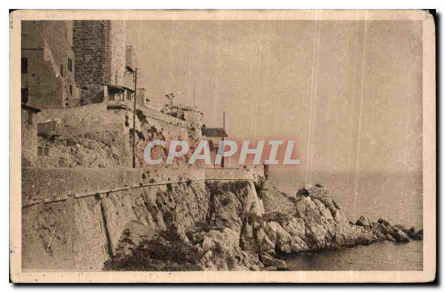 CPA La Douce France Cote d'Azur Antibes Boulevard des Fronts de Mer 
