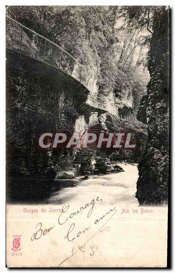 CPA Gorges du Sierrot Aix les Bains 