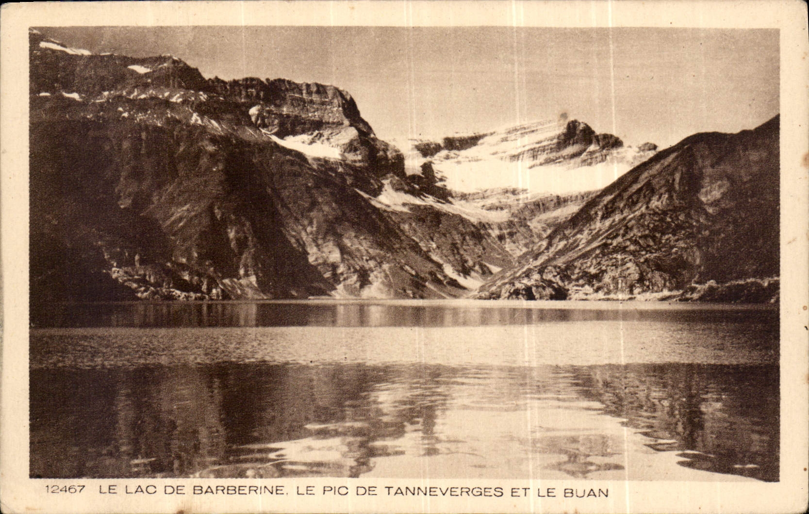 CPA Le Lac de Barberine le Pic de Tanneverges et le Buan 