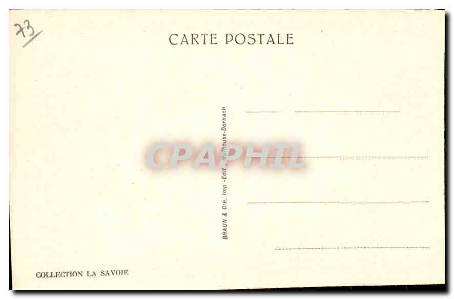 CPA Chambery Le Chevet de la Sainte Chapelle  — Rückseite