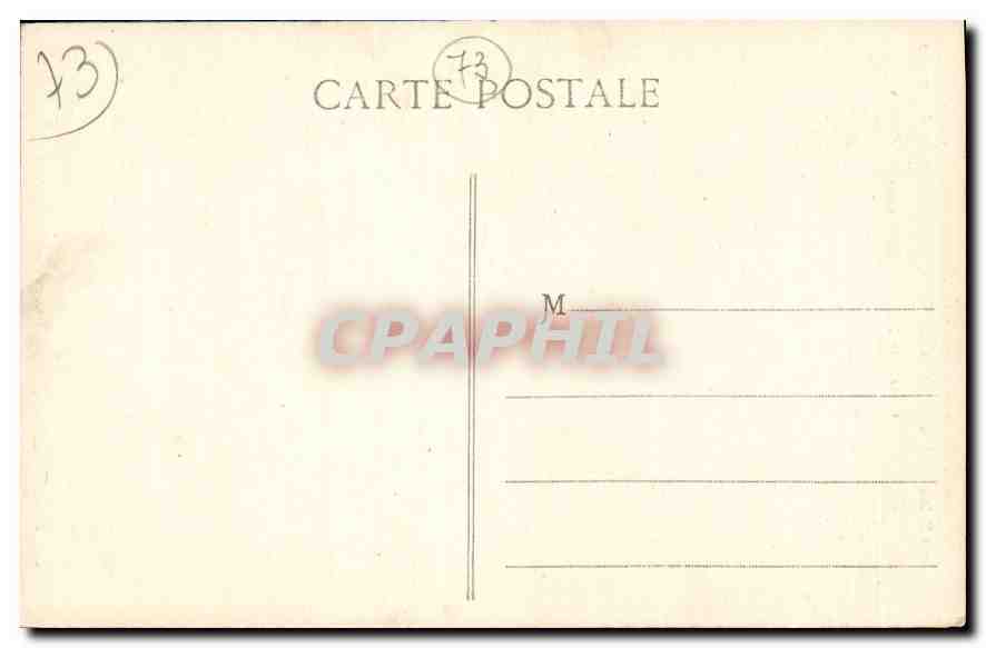 CPA Le Bourget du Lac Savoie Chateau prieure Mon hist Berceau de la Famille royale de Savoie et d'It — Rückseite