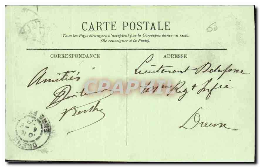 Chantilly - Le Château - Le côté nord-ouest - LL. — Rückseite