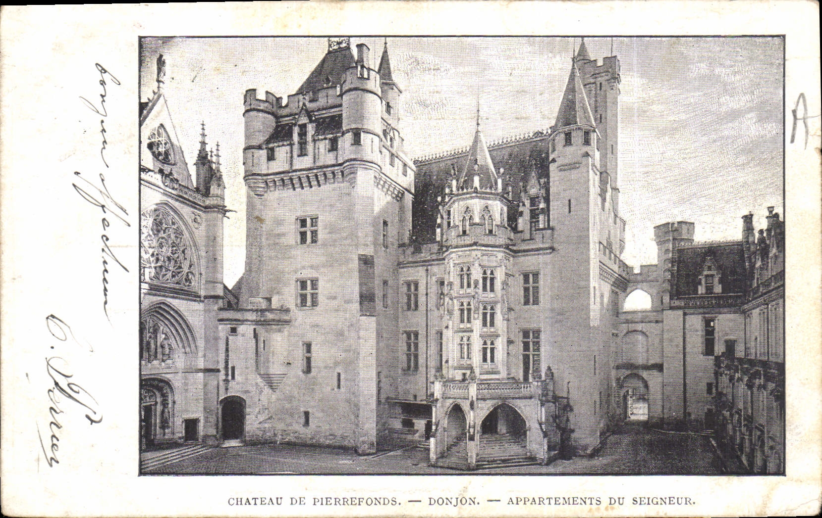 CPA Chateau de Pierrefonds Donjon Appartements du Seigneur 