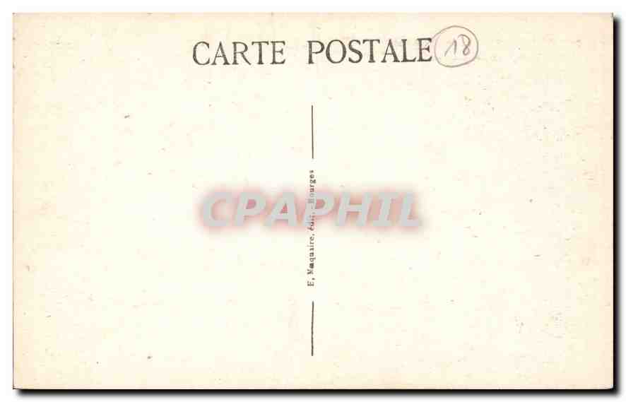 CPA Bourges Le Petit Lycee Vue prise de la Cour  — Rückseite