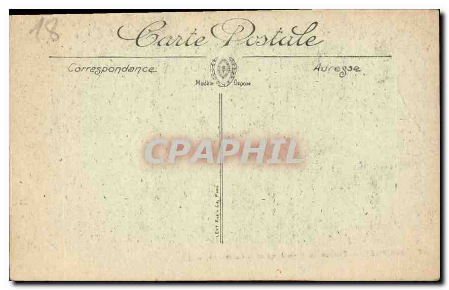 CPA Bourges Tympan du Portail sud de la Cathedrale  — Rückseite