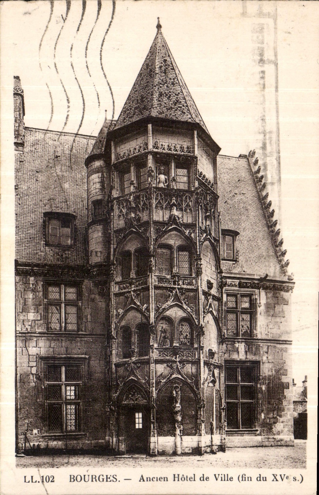 CPA Bourges Ancien Hotel de Ville 