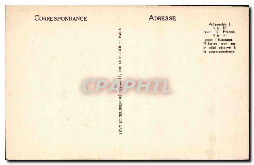 CPA Bourges Palais Jacques Coeur Cheminee de la Salle des Gardes  — Back