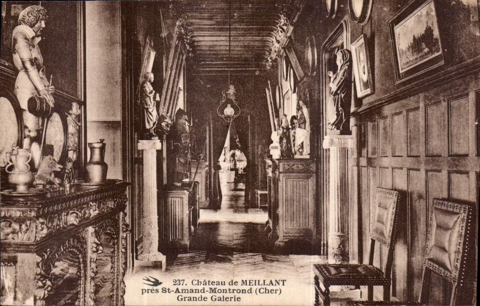 Château de Meillant — Grande Galerie — Éditeur non identifié, n° 237