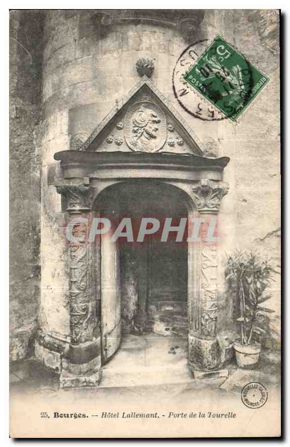 CPA Bourges Hotel Lallemant Porte de la Tourelle 
