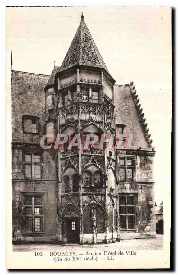 CPA Bourges Ancien Hotel de Ville 