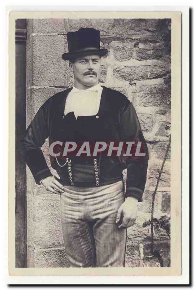 paysan de GOURiN costume animation TOP CPA