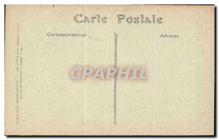 CPA Bourges Cathedrale Portail St Guillaume Ensemble  — Rückseite