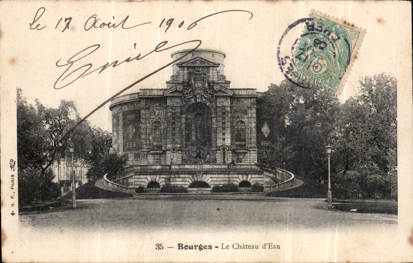 CPA Bourges Le Chateau d'Eau 