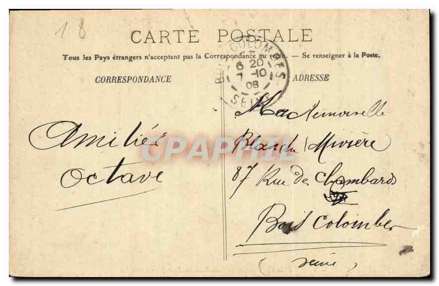 CPA Bourges Crypte de la Cathedrale Tombeau du Duc Jean  — Rückseite