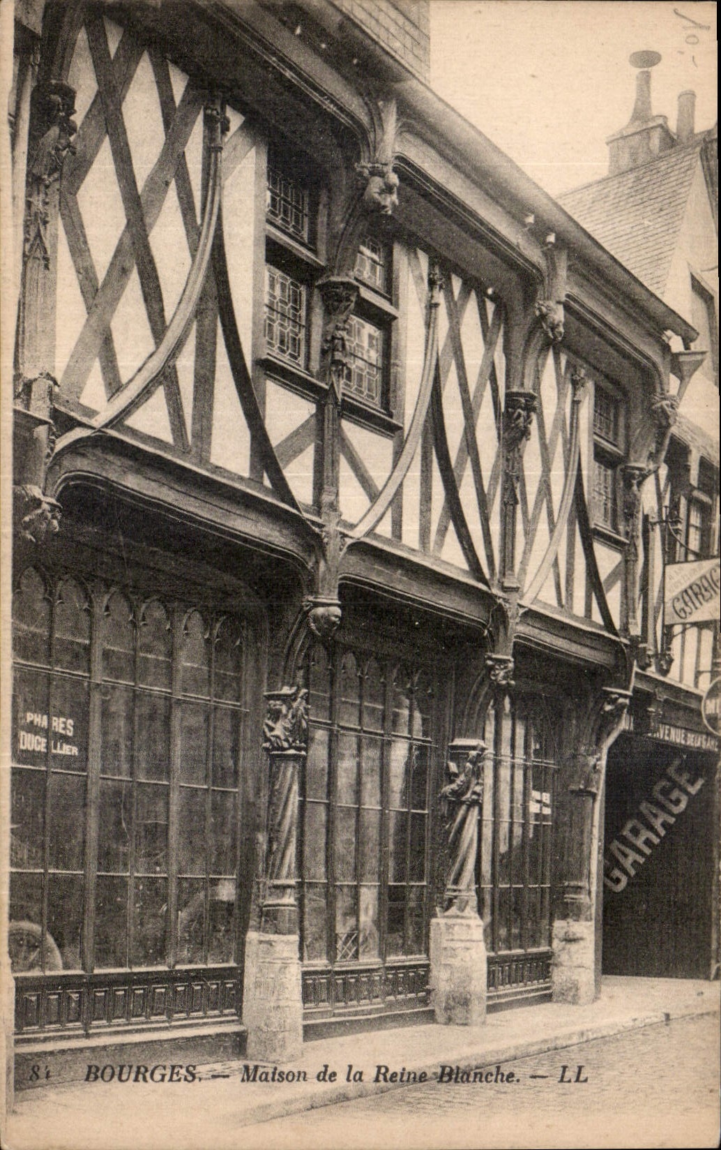CPA Bourges Maison de la Reine Blanche 