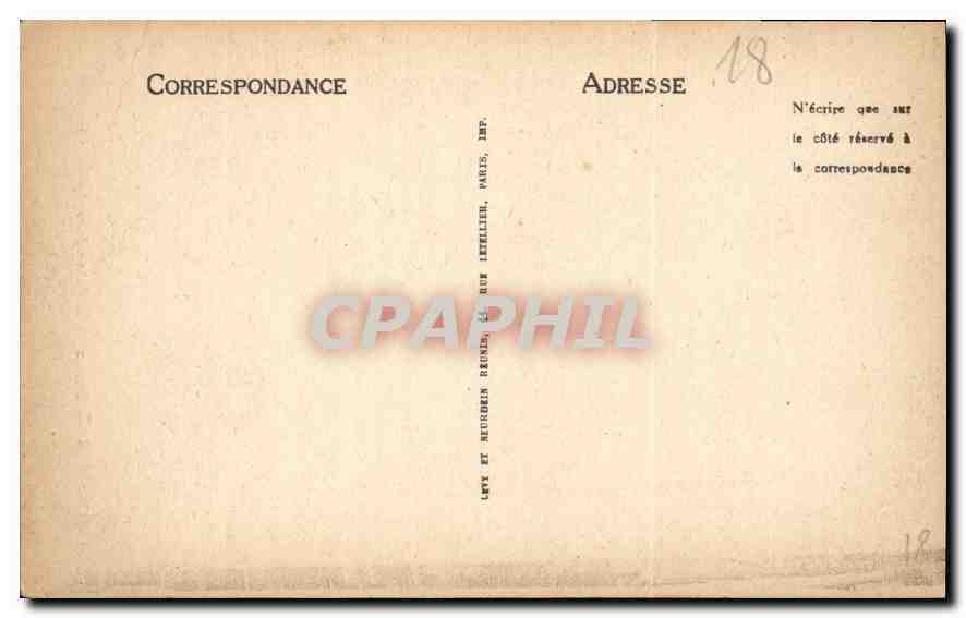 CPA Bourges Maison de la Reine Blanche  — Rückseite