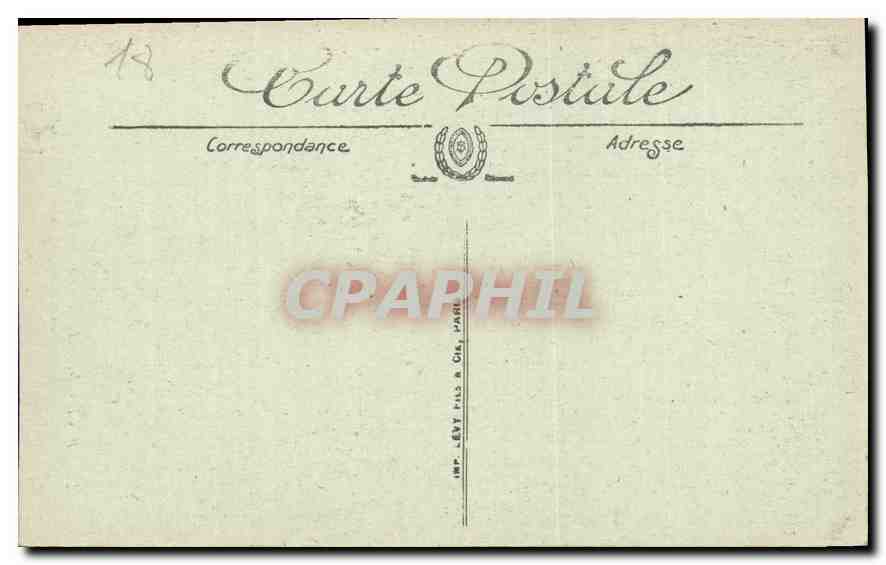CPA Bourges Palais Jacques Coeur La Cheminee dans la Salle des Gardes  — Rückseite