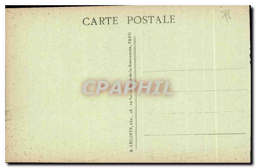 CPA Versailles Le Palais du Grand Trianon Le Peristyle et les Jardins  — Verso