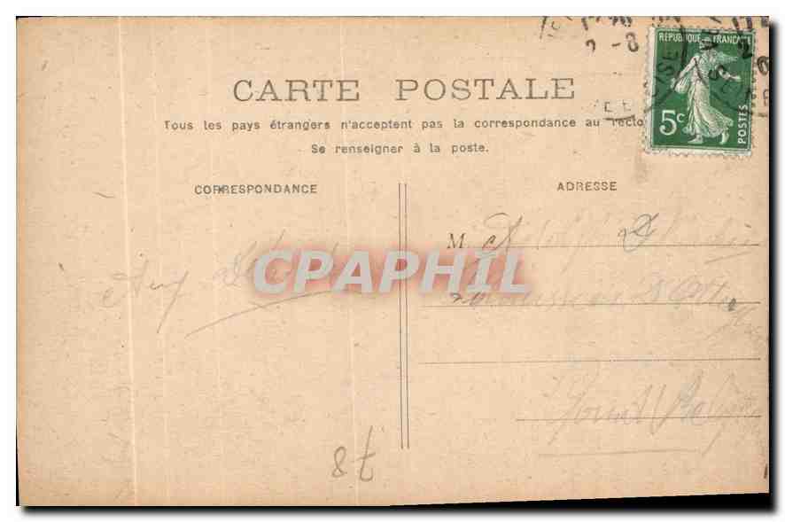 CPA Versailles Bassin de Latone  — Verso