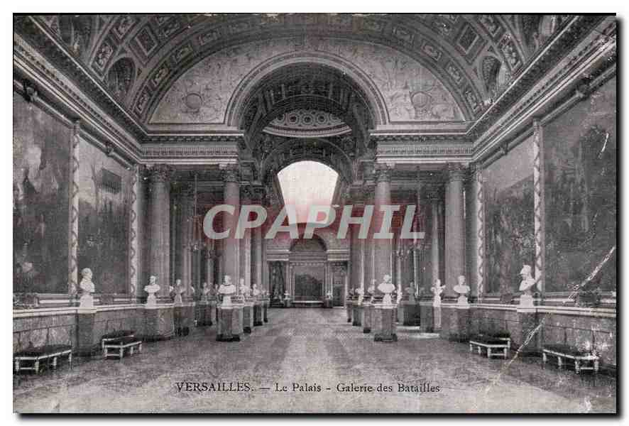 CPA Versailles Le Palais Galerie des Batailles 