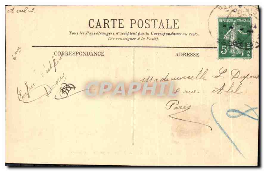 CPA Versailles Le Petit Trianon Le Hameau de Marie Antoinette  — Verso