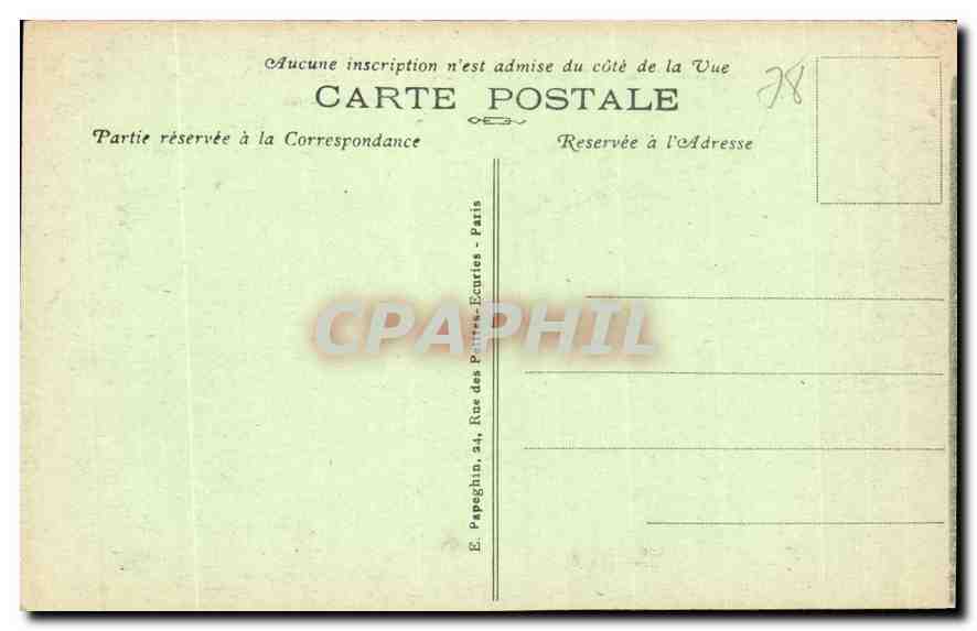 CPA St Germain en Laye S et O Les Terrasses du Chateau  — Verso