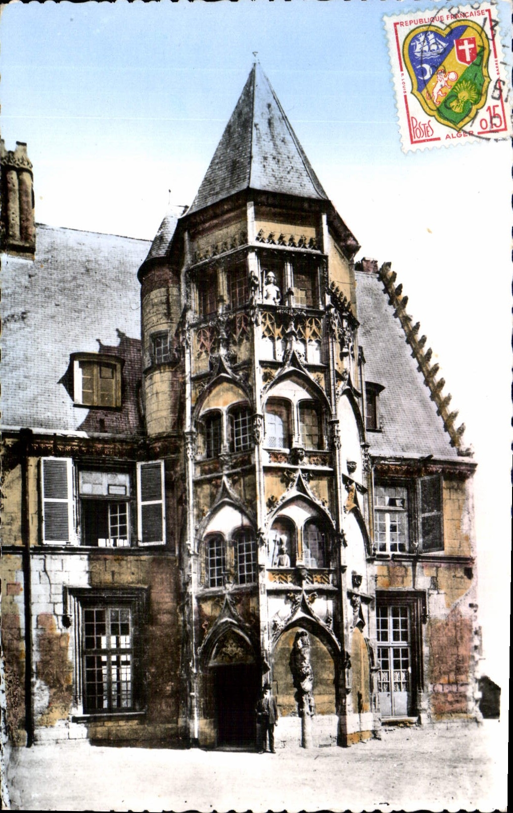 CPA Bourges Cher La Tour du Petit Lycee Ancien Hotel de Ville 