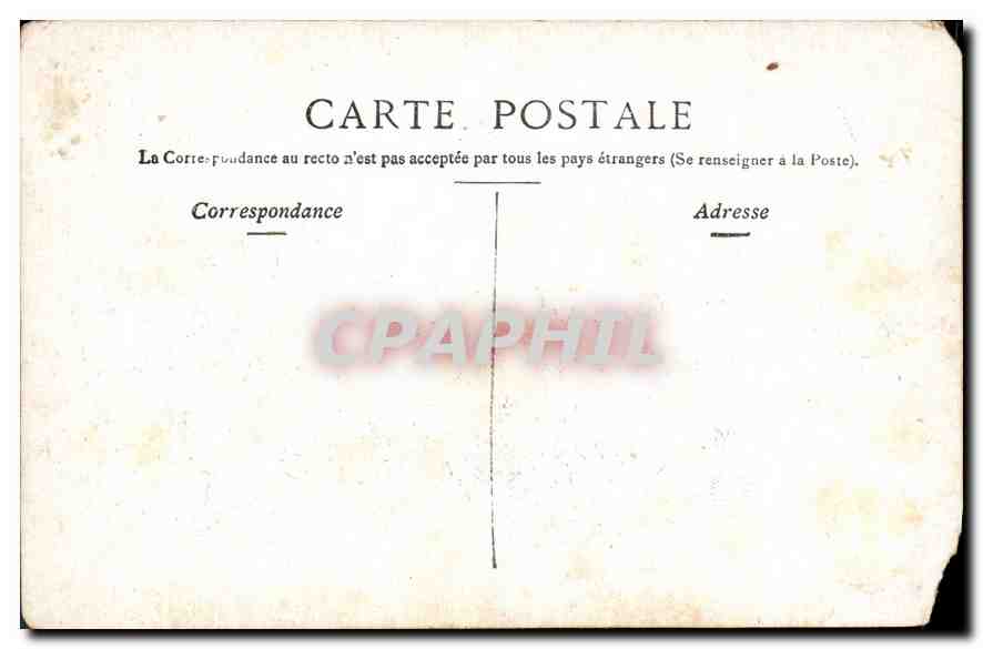 CPA Femme Lapins — Rückseite