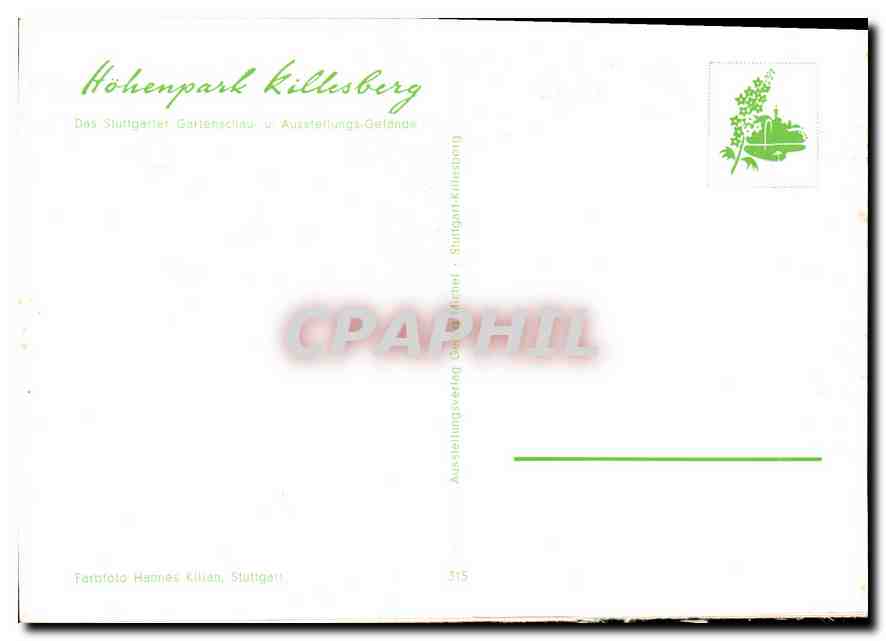 CPM Hohenpark Killesberg Im Tal del Rosen  — Rückseite