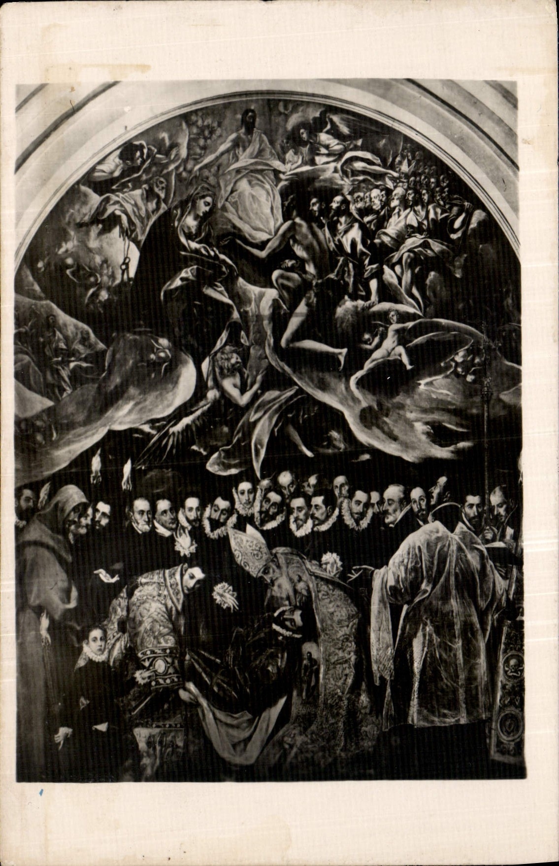 CPA Museo dei Prado El Greco Entierro del Conde de Orgas Toledo 