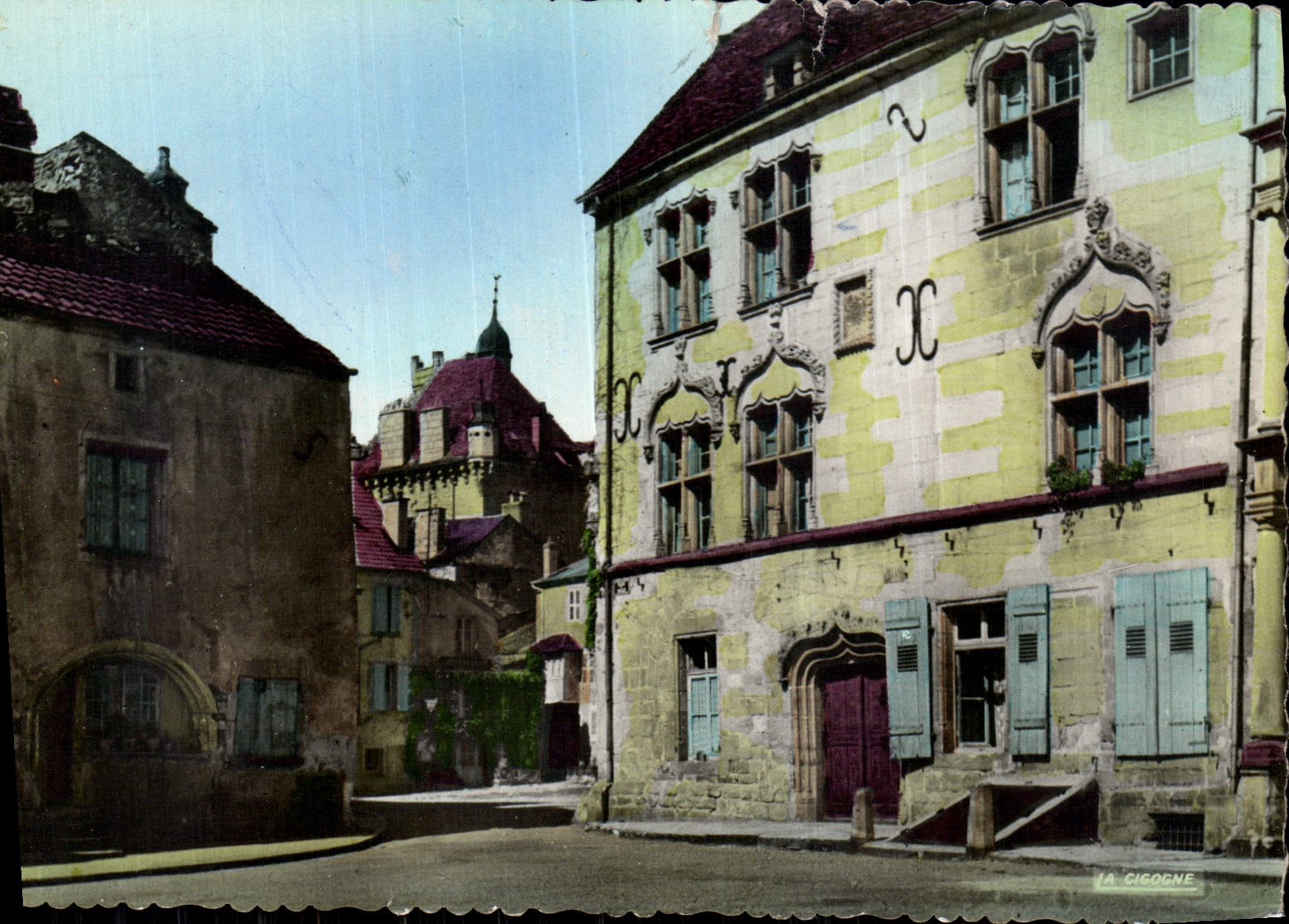 CPM Luxeuil les Bains La Maison Carree et la Maison du Bailli 