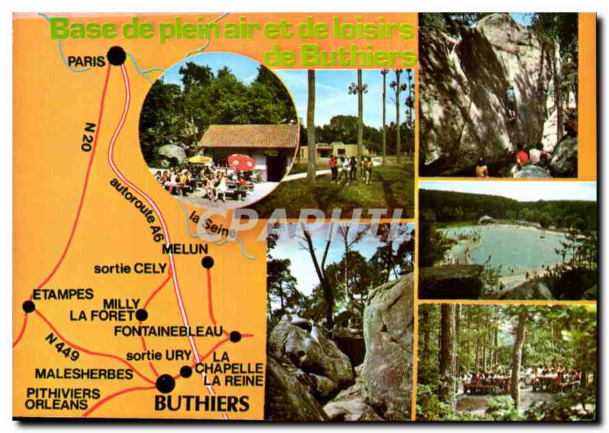 CPM Base de Plein air et de Loisirs de Buthiers 