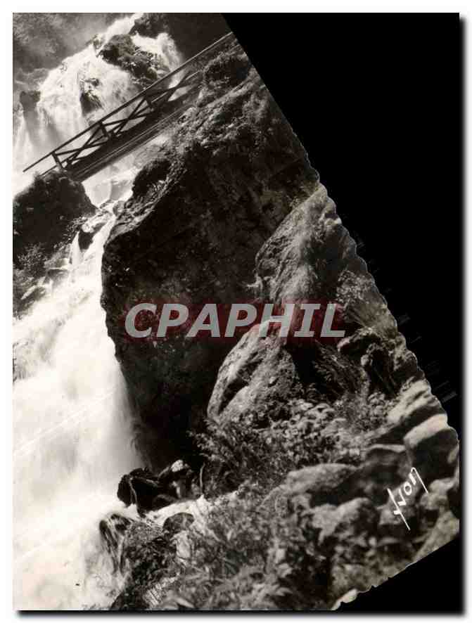 CPM Env de Cauterets Htes Pyrenees Cascade de Lutour 