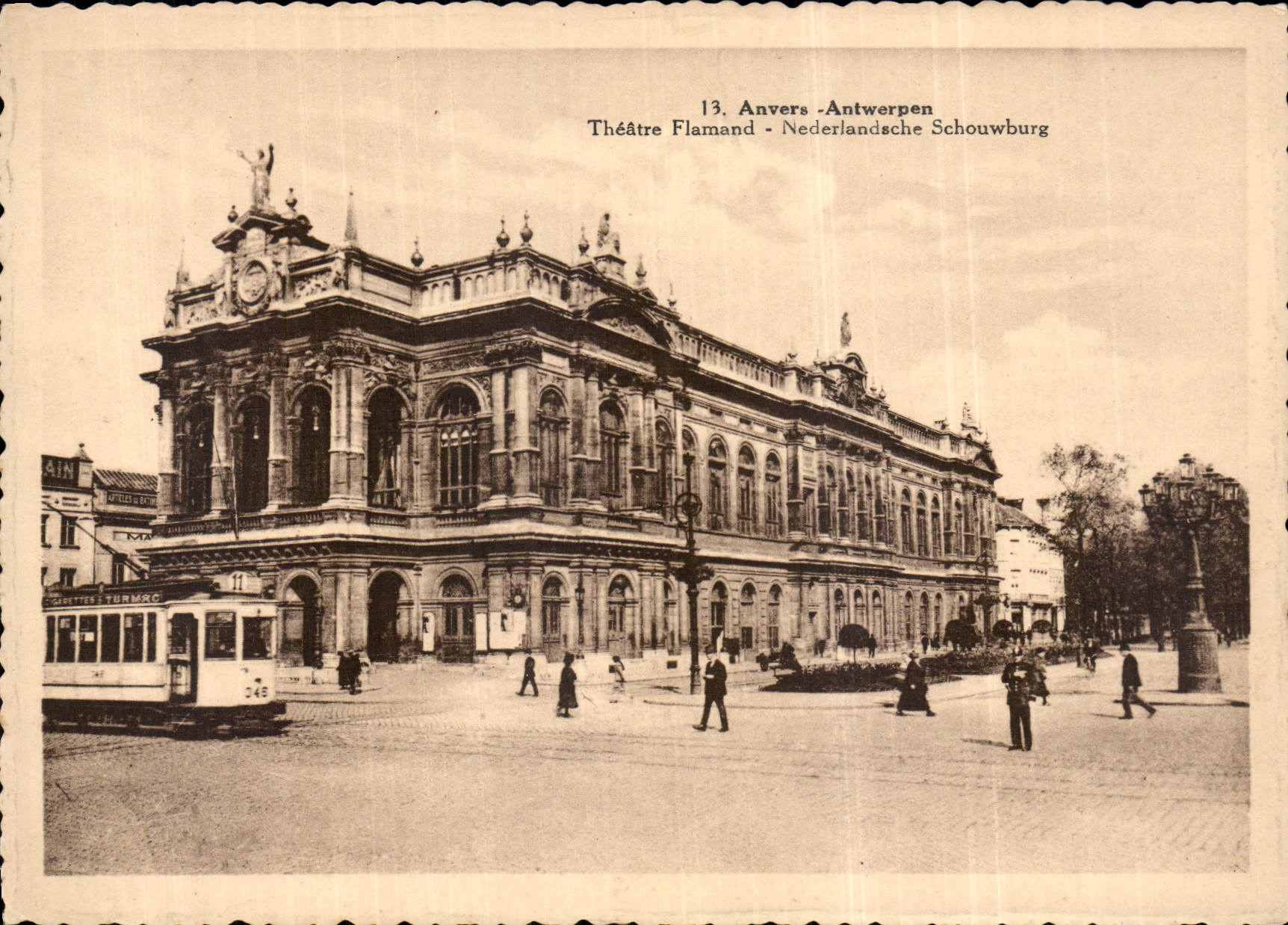 CPM Anvers Antwerpen Theatre Flamand Nederlandeche Schouwburg 