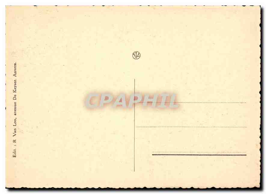 CPM Anvers Antwerpen Theatre Flamand Nederlandeche Schouwburg  — Back