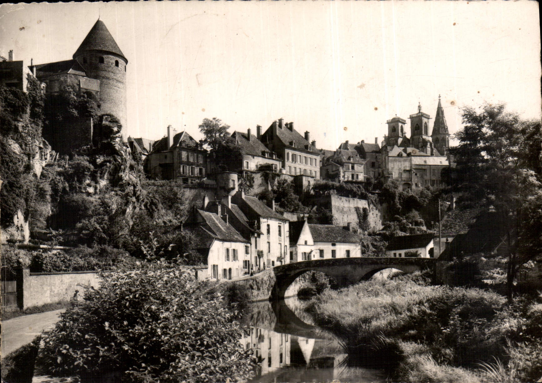 CPM Semur en Auxois C d'Or Pont Pinard et vieux Quartier 