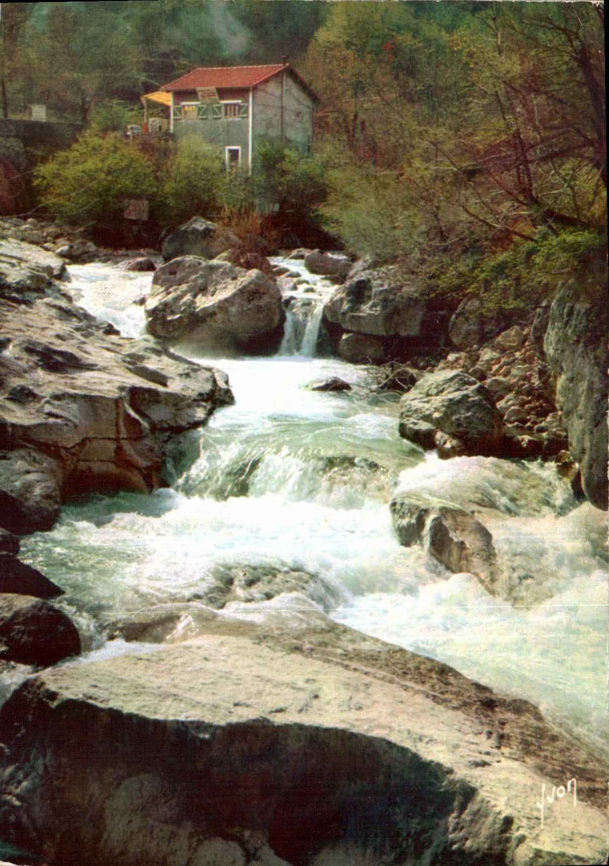CPM La Cote d'Azur miracle de la nature Gorges du Loup Les Cascades 