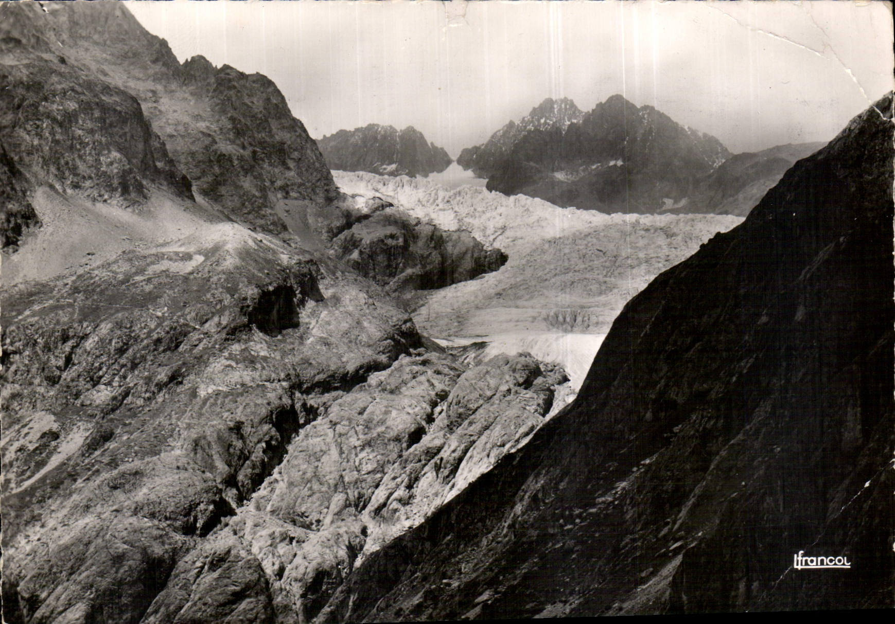 CPM Pic de Neige Cordier et le Glacier Blanc vus de Cezanne