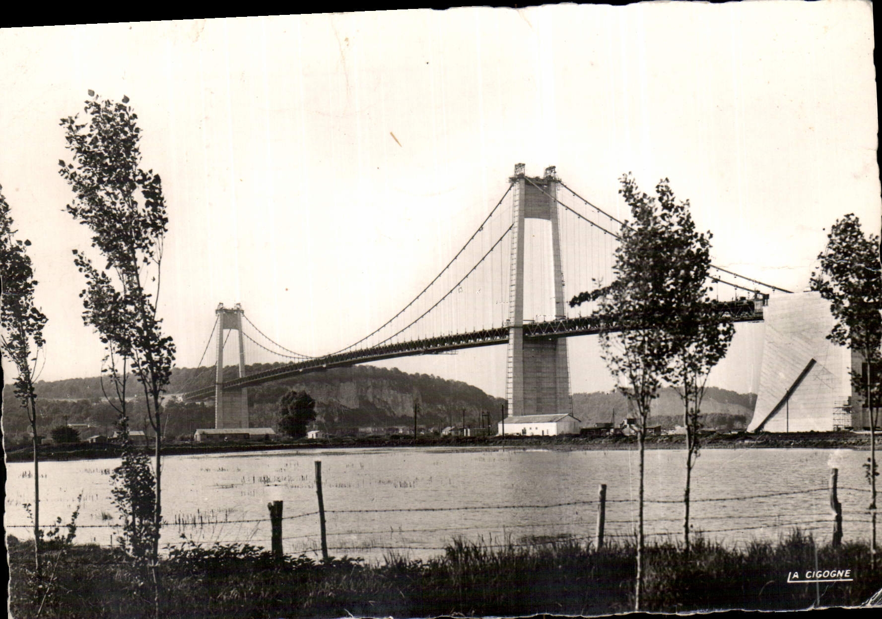 CPM Le Pont de Tancarville Seine Maritime 